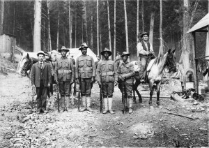 Seven companies of Buffalo Soldiers, the first African-Americans to serve as peacetime soldiers, heroically tackled and helped contain the Big Burn. Photo courtesy of The Museum of North Idaho. 