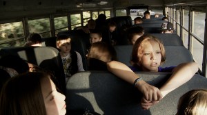 School buses are often the site of brutal bullying.  From BULLY.  Photo:  Michael Dwyer.