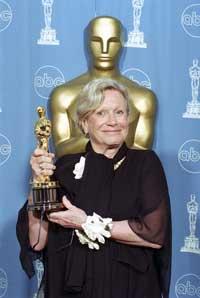 Ann Roth accepts her 1996 Oscar.