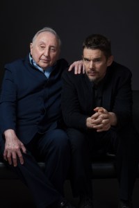 Seymour Bernstein and Ethan Hawke  explore the meaning of mentorship in SEYMOUR: AN INTRODUCTION.  Photo courtesy Robin   Holland. A Sundance Selects release.