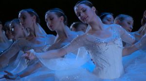 American Ballet Theatre's Corps de Ballet perform "La Bayadere" in AMERICAN BALLET THEATRE: A HISTORY.  Photo: Buddy Squires, ASC.