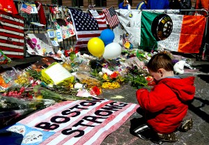 Two-year-old Wesley Brillant of Natick, Mass.