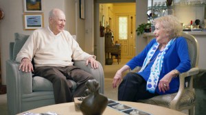 Laughter was the best medicine according to Carl Reiner and Betty White, who shared the secrets of their longevity in IF YOU'RE NOT IN THE OBIT, EAT BREAKFAST. Photo courtesy HBO.