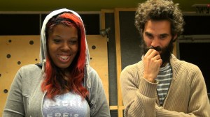 Happy endings prevail as Samantha "Princess Shaw" Montgomery and Kutiman meet and collaborate in PRESENTING PRINCESS SHAW, a Magnolia Pictures release. Photo courtesy Magnolia Pictures.