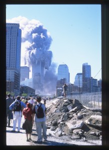 Stuyvesant High School students were a mere 4 or 5 blocks away in their classrooms, as two jet planes decimated the World Trade Center on 9/11. Their memories of that day and the aftermath are powerful reminders of the tragedy and the collateral damage that haunts all Americans to this day. Photo: Ethan Moses, Stuyvesant HS Class of '02. Courtesy of HBO. "This felt personal. This is New York. This is home." The documentary may be only 35 minutes long, but I challenge you to find a more powerful film about 9/11 than In the Shadow of the Towers: Stuyvesant High on 9/11. The film debuts on HBO tonight, Wednesday, September 11, 2019, 9:00 – 9:35 p.m. ET/PT. (Check listings for additional HBO playdates and availability on HBO