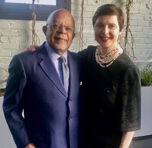 FINDING YOUR ROOTS writer/producer/host Henry Louis Gates, Jr., has surprises in store for actress Isabella Rossellini about her mom's Swedish ancestors. Photo courtesy McGee Media.