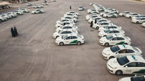 Seven hundred instructors and 250 cars await eager female-only students in the SAUDI WOMEN'S DRIVING SCHOOL, in Riyadh, Saudi Arabia. Photo courtesy HBO. 