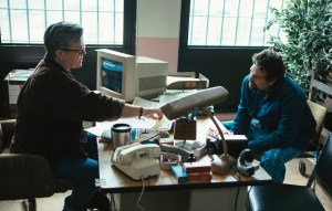 Social worker Lisa Sheffer (Rosie O'Donnell) is determined to help Dominick Birdsey (Mark Ruffalo) save his brother from incarceration in I KNOW THIS MUCH IS TRUE. Photo: Atsushi Nishijima for HBO.