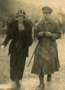 Agatha Christie with her first husband, Archie Christie. Following the breakdown of their marriage, Christie mysteriously disappeared for 11 days, which became a national news story. Photo courtesy Christie Archive Trust.