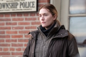 Detective Mare Sheehan (Kate Winslet) must come to terms with her own family tragedies before she can solve a township murder and double abduction in HBO's MARE OF EASTTOWN. Photo: Michele K. Short/HBO.